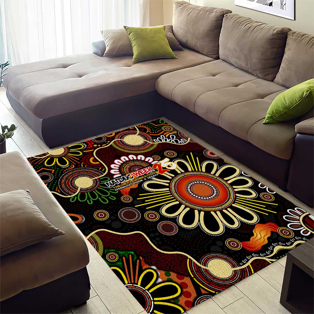 50 Years Aboriginal Patterns Of The Past Area Rug Legacy NAIDOC 2025