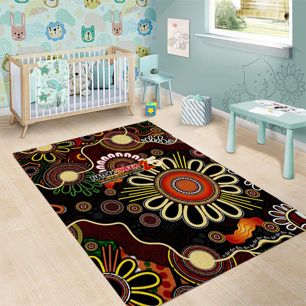 50 Years Aboriginal Patterns Of The Past Area Rug Legacy NAIDOC 2025
