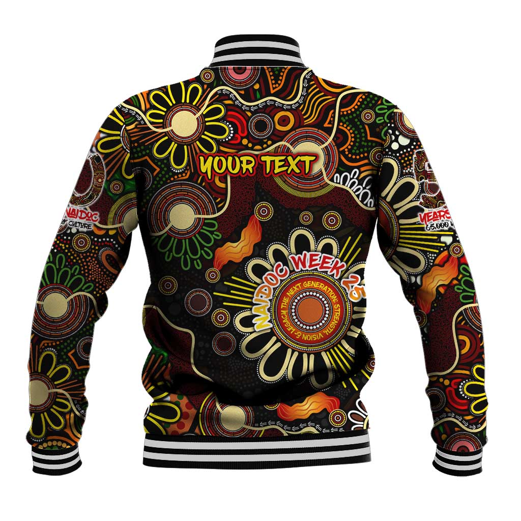 Personalised 50 Years Aboriginal Patterns Of The Past Baseball Jacket Legacy NAIDOC 2025