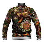 Personalised 50 Years Aboriginal Patterns Of The Past Baseball Jacket Legacy NAIDOC 2025