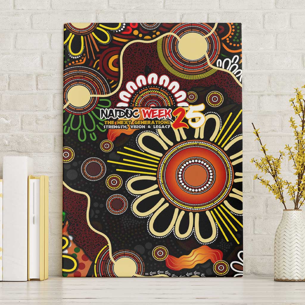 50 Years Aboriginal Patterns Of The Past Canvas Wall Art Legacy NAIDOC 2025