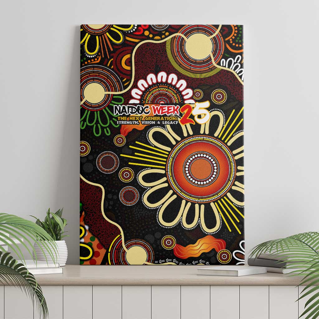 50 Years Aboriginal Patterns Of The Past Canvas Wall Art Legacy NAIDOC 2025