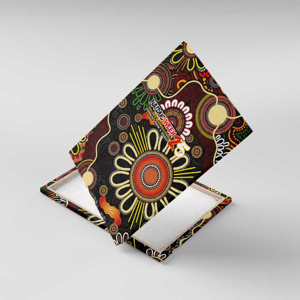 50 Years Aboriginal Patterns Of The Past Canvas Wall Art Legacy NAIDOC 2025