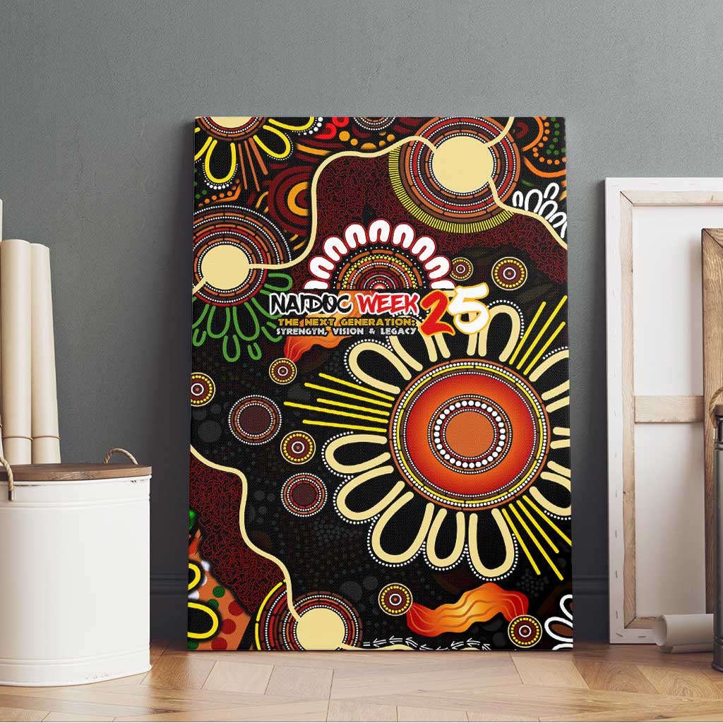 50 Years Aboriginal Patterns Of The Past Canvas Wall Art Legacy NAIDOC 2025