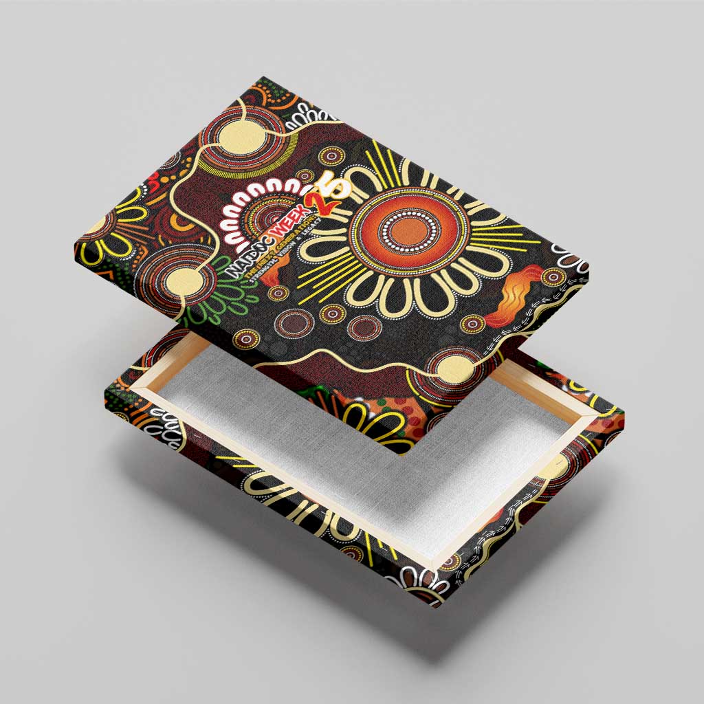 50 Years Aboriginal Patterns Of The Past Canvas Wall Art Legacy NAIDOC 2025