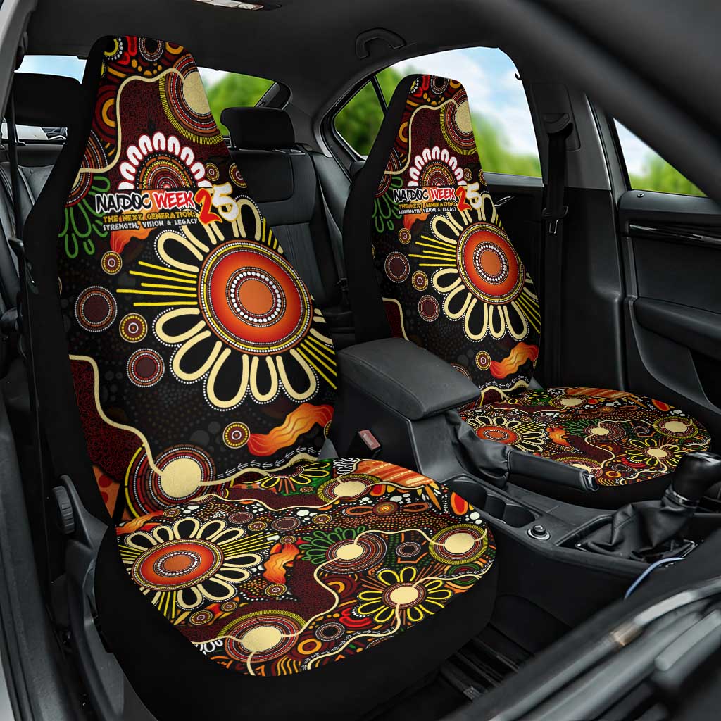 50 Years Aboriginal Patterns Of The Past Car Seat Cover Legacy NAIDOC 2025