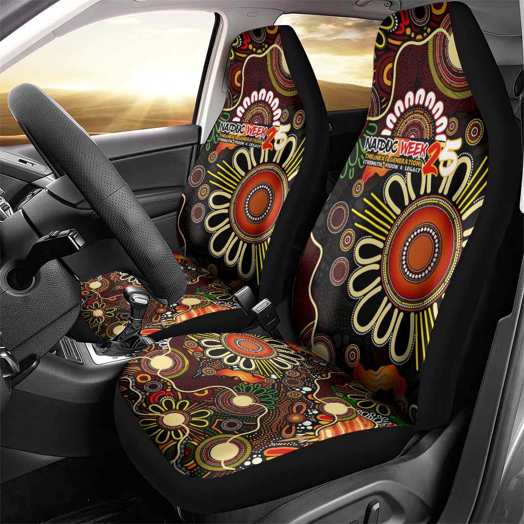 50 Years Aboriginal Patterns Of The Past Car Seat Cover Legacy NAIDOC 2025