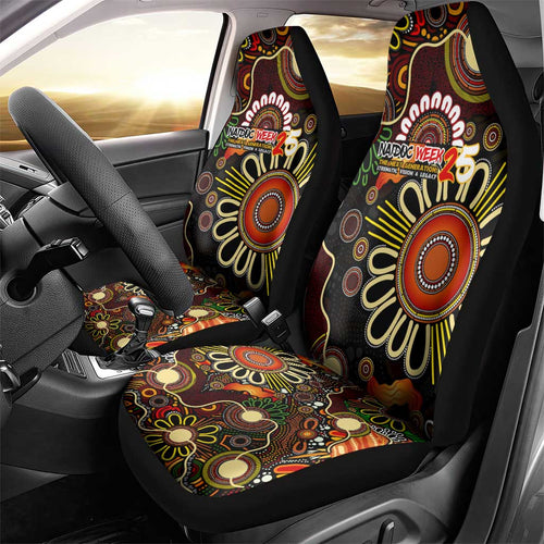 50 Years Aboriginal Patterns Of The Past Car Seat Cover Legacy NAIDOC 2025
