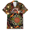 Personalised 50 Years Aboriginal Patterns Of The Past Family Matching Long Sleeve Bodycon Dress and Hawaiian Shirt Legacy NAIDOC 2025