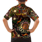 Personalised 50 Years Aboriginal Patterns Of The Past Family Matching Tank Maxi Dress and Hawaiian Shirt Legacy NAIDOC 2025