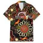 Personalised 50 Years Aboriginal Patterns Of The Past Family Matching Tank Maxi Dress and Hawaiian Shirt Legacy NAIDOC 2025