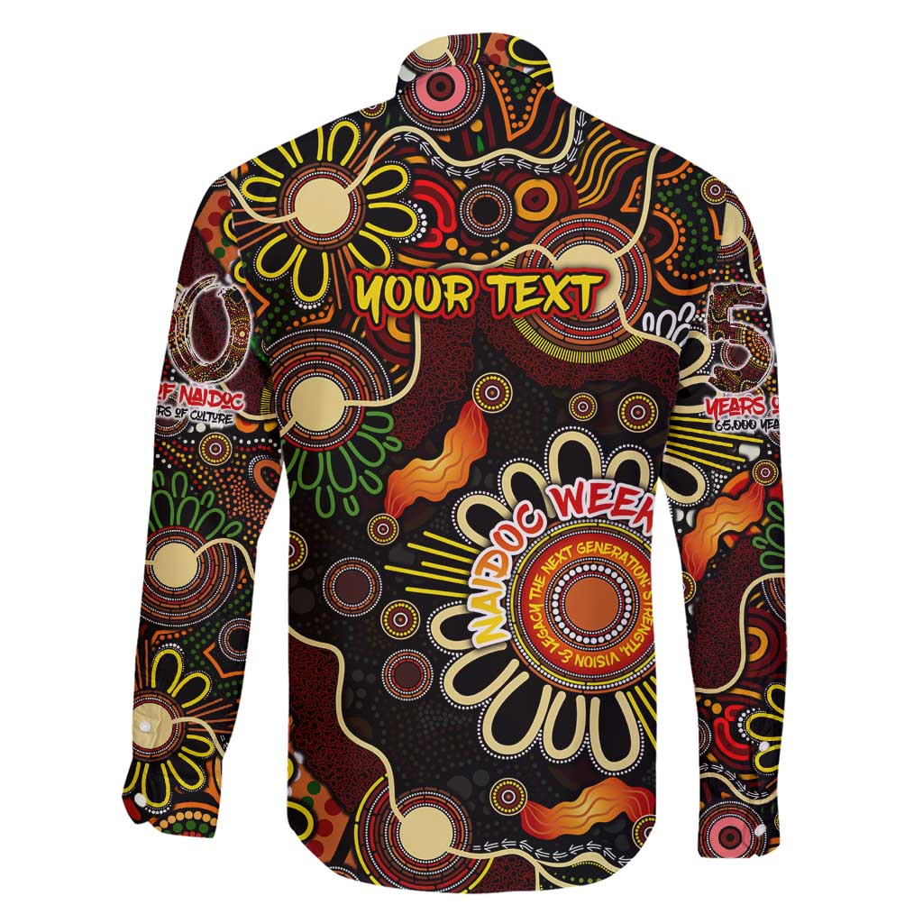 Personalised 50 Years Aboriginal Patterns Of The Past Family Matching Tank Maxi Dress and Hawaiian Shirt Legacy NAIDOC 2025