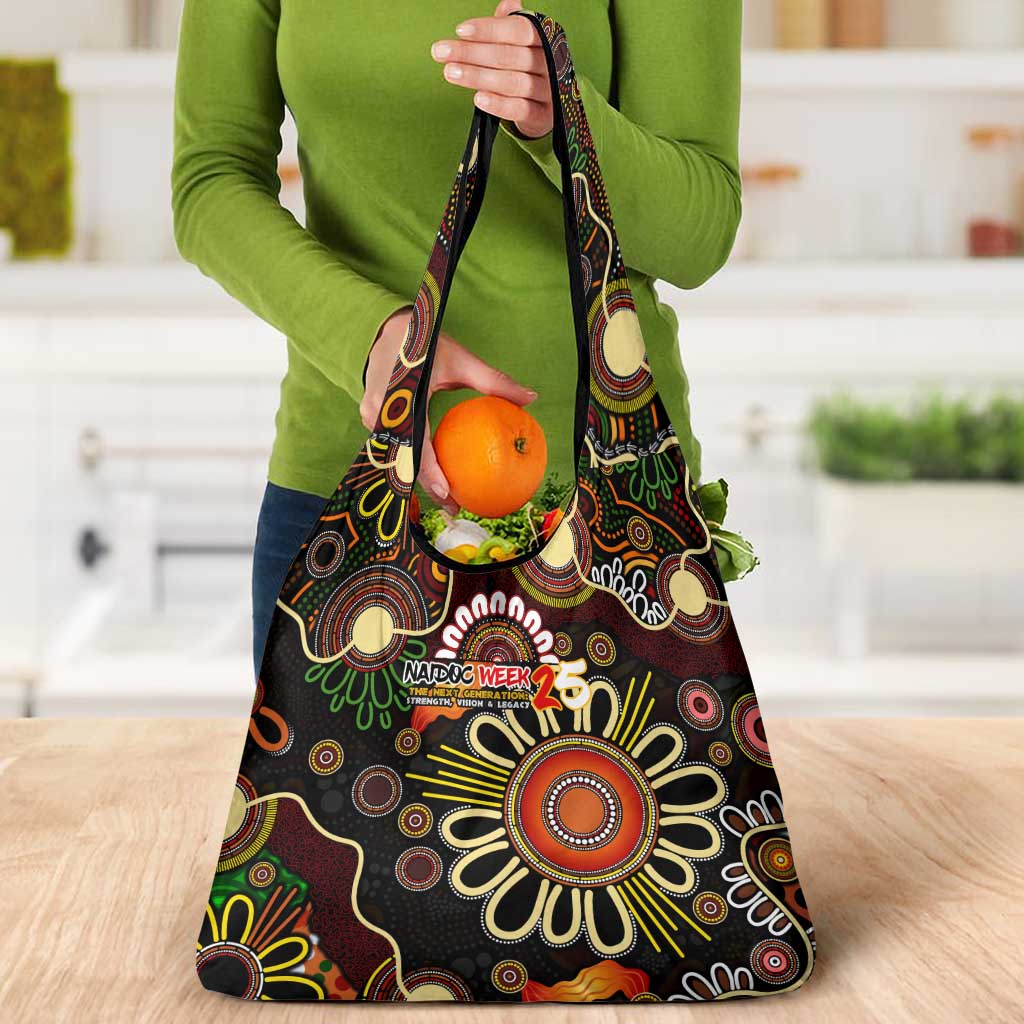 50 Years Aboriginal Patterns Of The Past Grocery Bag Legacy NAIDOC 2025