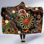 50 Years Aboriginal Patterns Of The Past Hooded Blanket Legacy NAIDOC 2025
