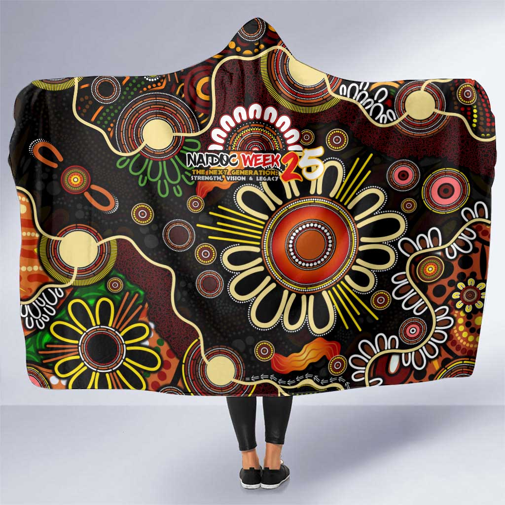 50 Years Aboriginal Patterns Of The Past Hooded Blanket Legacy NAIDOC 2025