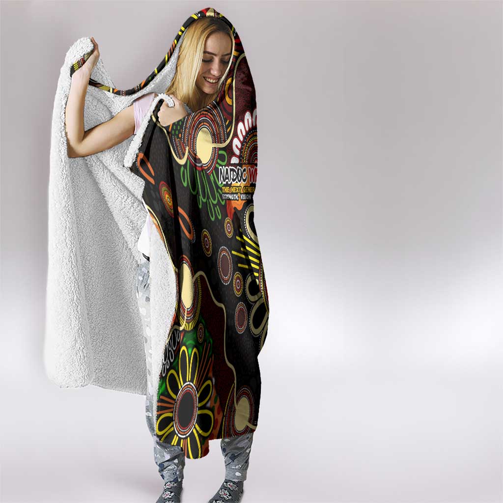 50 Years Aboriginal Patterns Of The Past Hooded Blanket Legacy NAIDOC 2025