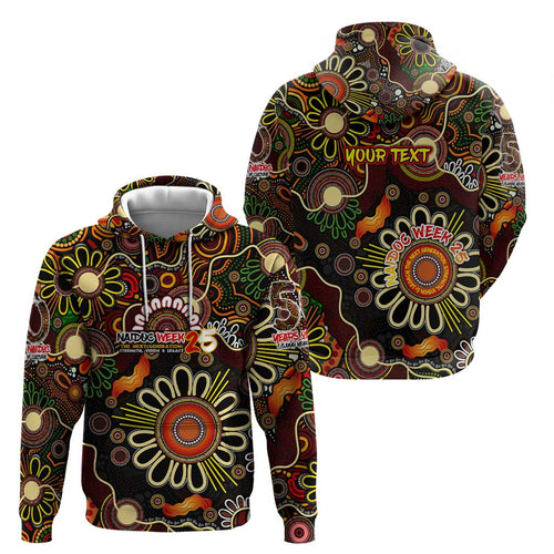 Personalised 50 Years Aboriginal Patterns Of The Past Hoodie Legacy NAIDOC 2025