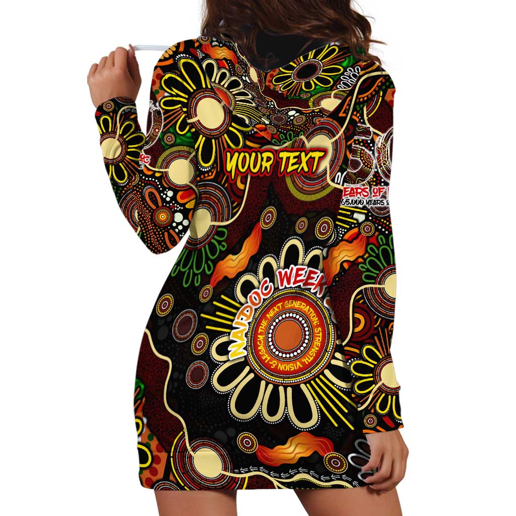Personalised 50 Years Aboriginal Patterns Of The Past Hoodie Dress Legacy NAIDOC 2025
