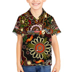 Personalised 50 Years Aboriginal Patterns Of The Past Kid Hawaiian Shirt Legacy NAIDOC 2025