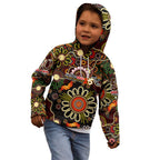 Personalised 50 Years Aboriginal Patterns Of The Past Kid Hoodie Legacy NAIDOC 2025