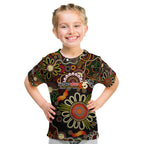 Personalised 50 Years Aboriginal Patterns Of The Past Kid T Shirt Legacy NAIDOC 2025