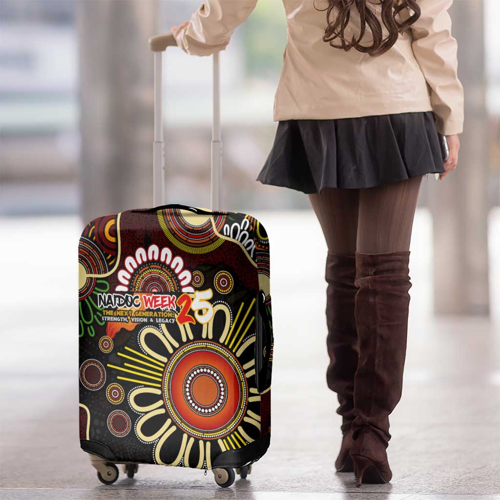 50 Years Aboriginal Patterns Of The Past Luggage Cover Legacy NAIDOC 2025