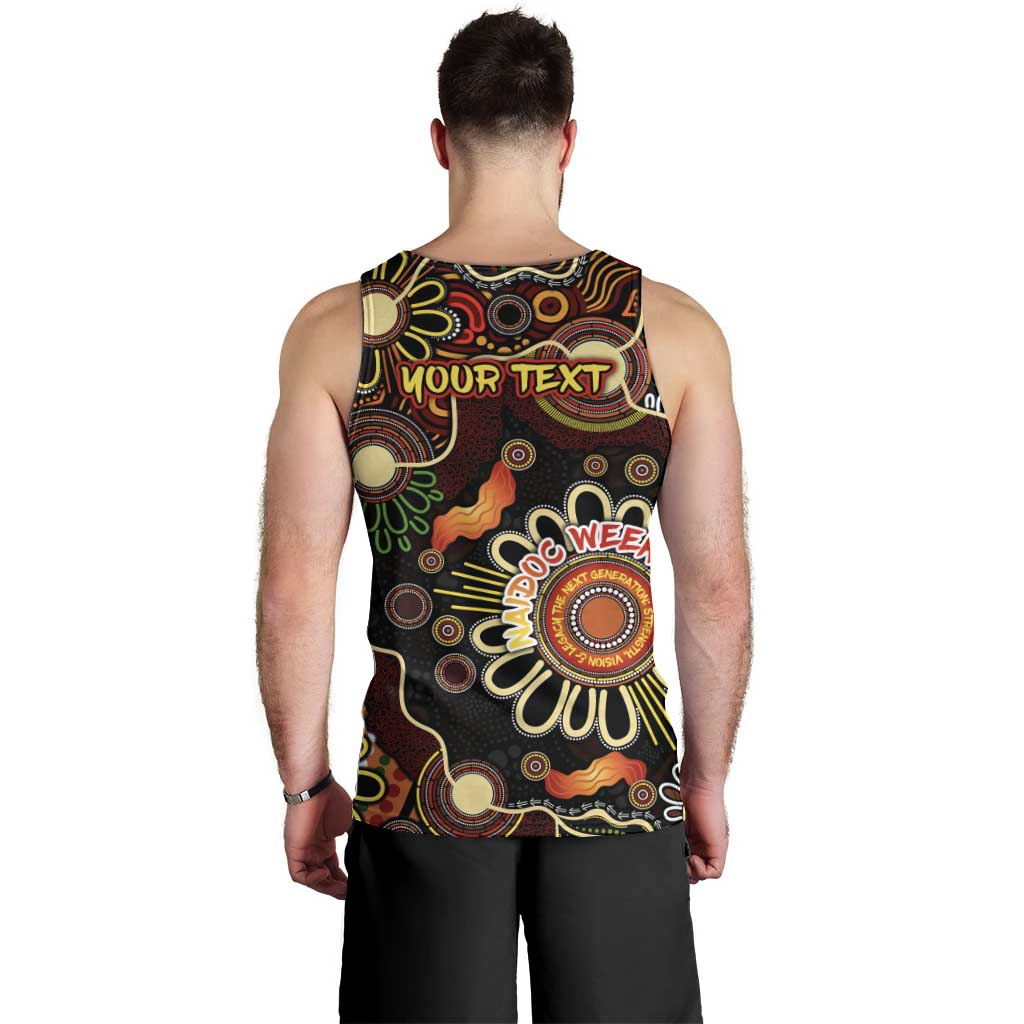 Personalised 50 Years Aboriginal Patterns Of The Past Men Tank Top Legacy NAIDOC 2025