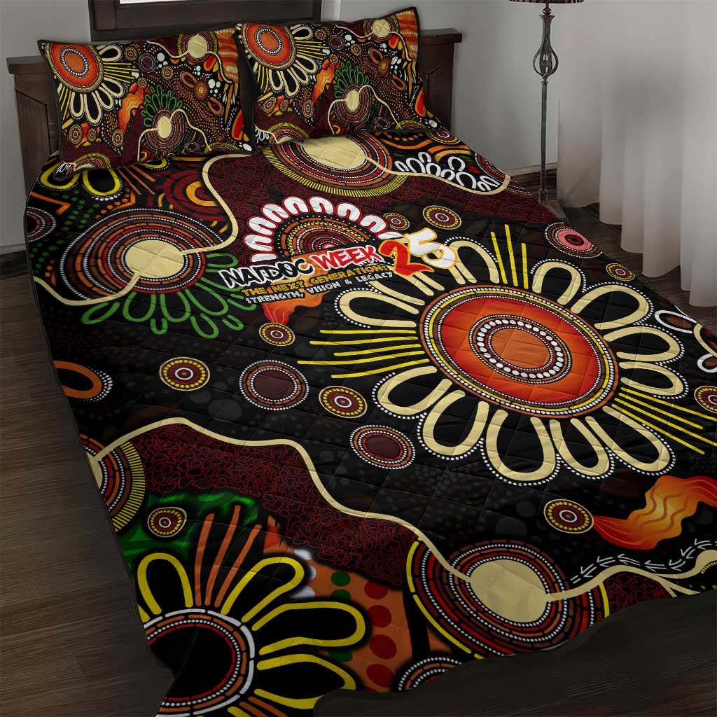 50 Years Aboriginal Patterns Of The Past Quilt Bed Set Legacy NAIDOC 2025