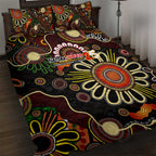 50 Years Aboriginal Patterns Of The Past Quilt Bed Set Legacy NAIDOC 2025