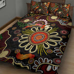 50 Years Aboriginal Patterns Of The Past Quilt Bed Set Legacy NAIDOC 2025