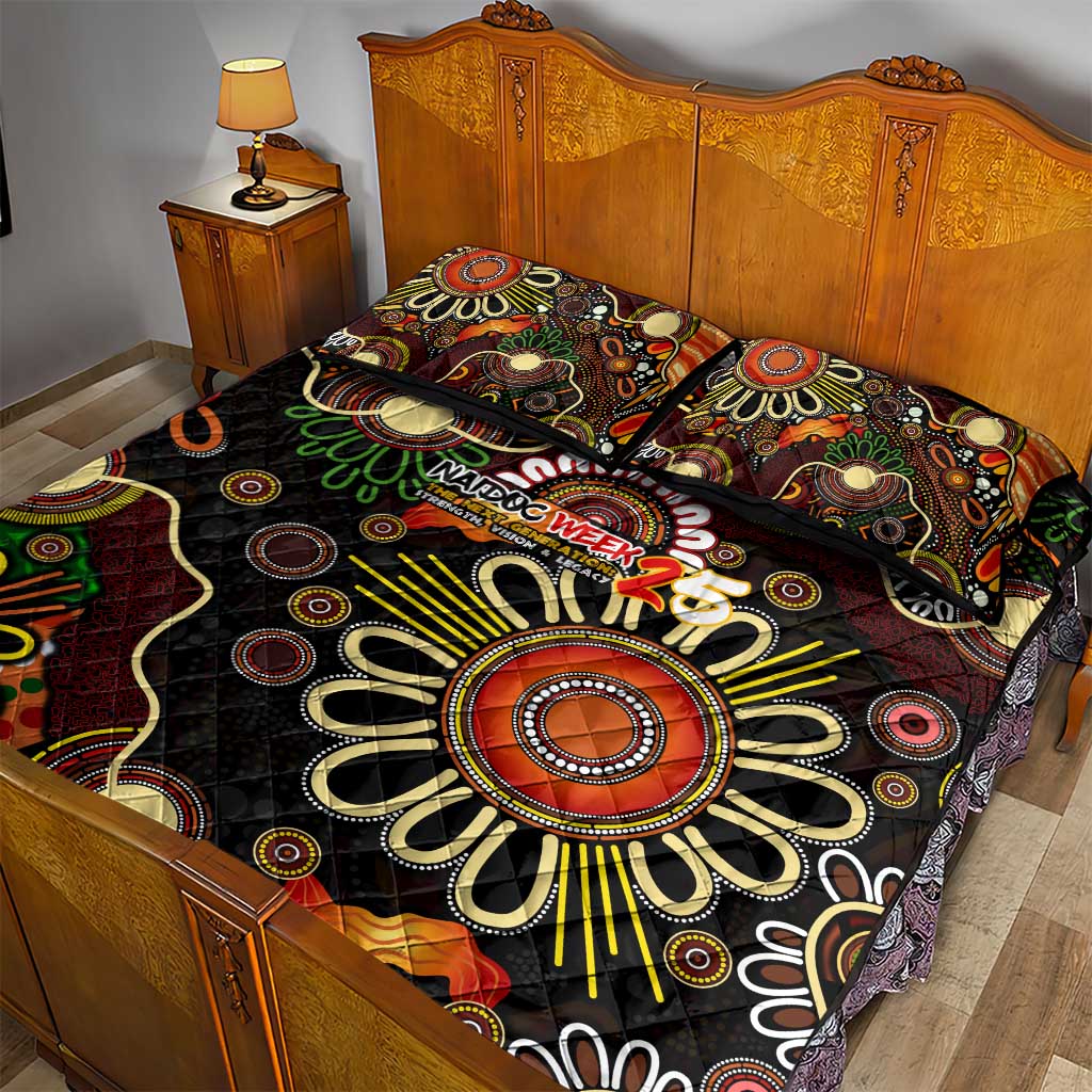 50 Years Aboriginal Patterns Of The Past Quilt Bed Set Legacy NAIDOC 2025
