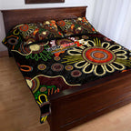 50 Years Aboriginal Patterns Of The Past Quilt Bed Set Legacy NAIDOC 2025