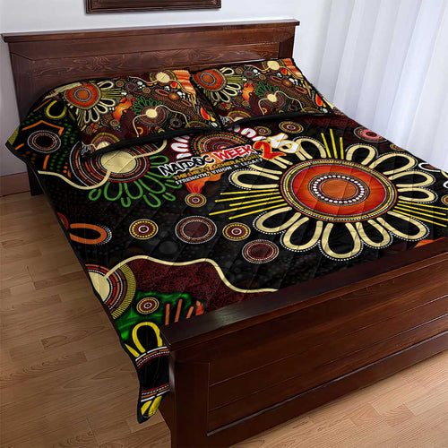 50 Years Aboriginal Patterns Of The Past Quilt Bed Set Legacy NAIDOC 2025