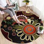 50 Years Aboriginal Patterns Of The Past Round Carpet Legacy NAIDOC 2025