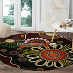 50 Years Aboriginal Patterns Of The Past Round Carpet Legacy NAIDOC 2025