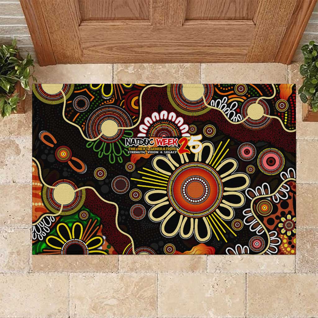 50 Years Aboriginal Patterns Of The Past Rubber Doormat Legacy NAIDOC 2025