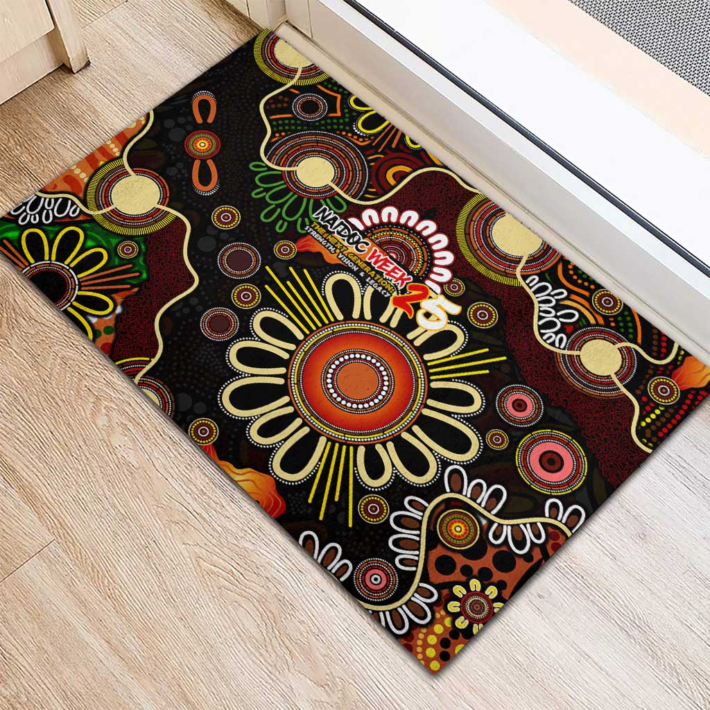 50 Years Aboriginal Patterns Of The Past Rubber Doormat Legacy NAIDOC 2025