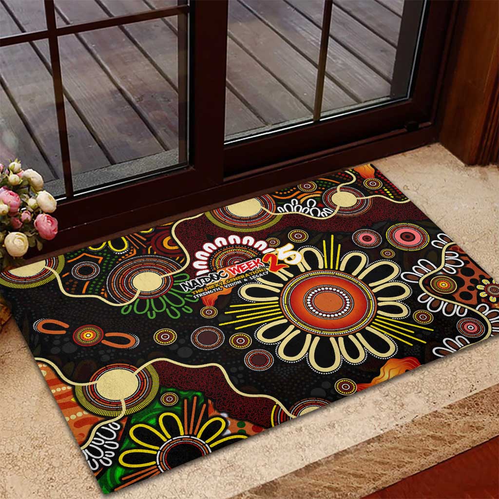 50 Years Aboriginal Patterns Of The Past Rubber Doormat Legacy NAIDOC 2025