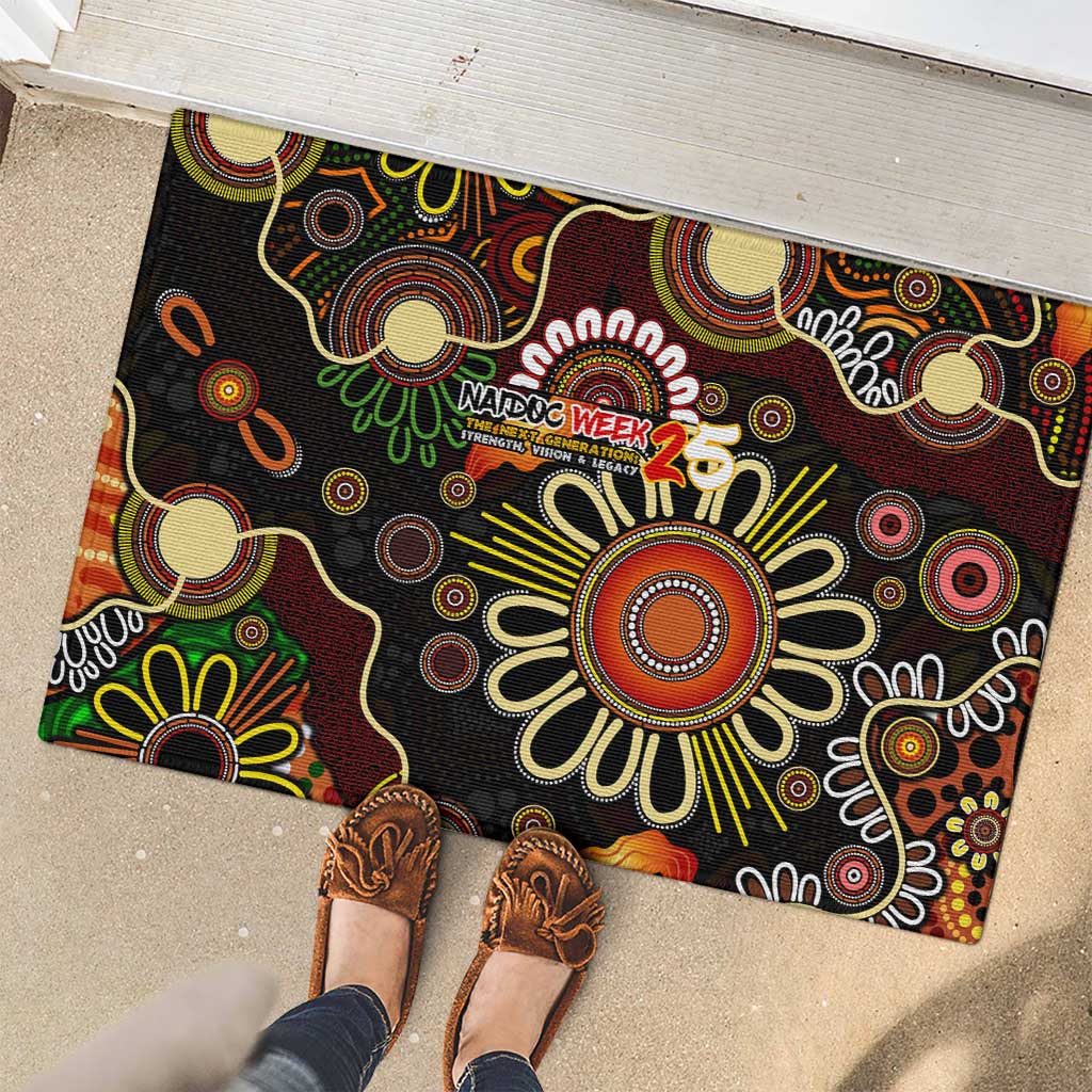 50 Years Aboriginal Patterns Of The Past Rubber Doormat Legacy NAIDOC 2025