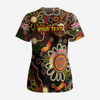 Personalised 50 Years Aboriginal Patterns Of The Past Scrub Top Legacy NAIDOC 2025 - Aussie Hoodie