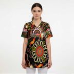 Personalised 50 Years Aboriginal Patterns Of The Past Scrub Top Legacy NAIDOC 2025 - Aussie Hoodie