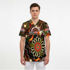 Personalised 50 Years Aboriginal Patterns Of The Past Scrub Top Legacy NAIDOC 2025 - Aussie Hoodie