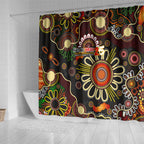 50 Years Aboriginal Patterns Of The Past Shower Curtain Legacy NAIDOC 2025