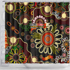 50 Years Aboriginal Patterns Of The Past Shower Curtain Legacy NAIDOC 2025