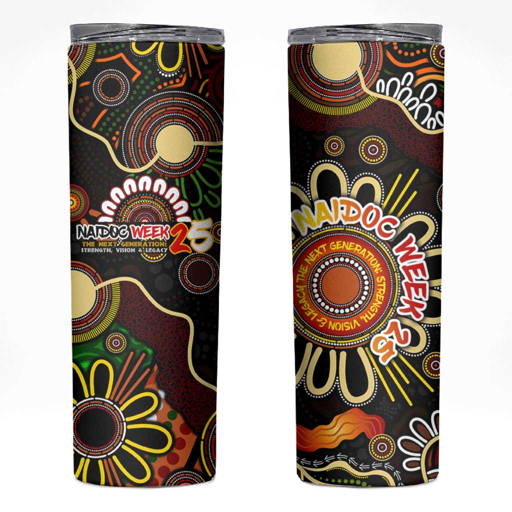 50 Years Aboriginal Patterns Of The Past Skinny Tumbler Legacy NAIDOC 2025