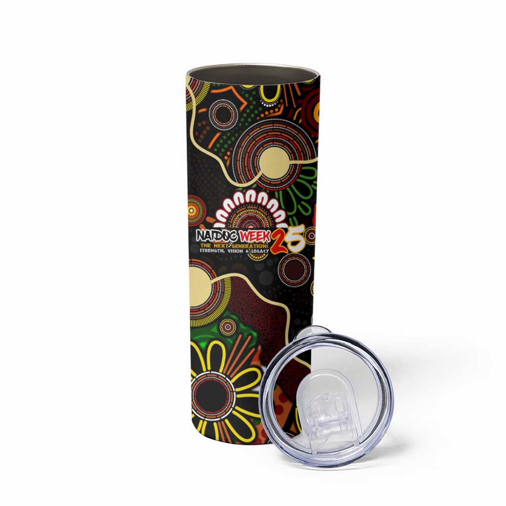 50 Years Aboriginal Patterns Of The Past Skinny Tumbler Legacy NAIDOC 2025