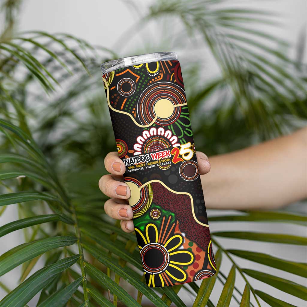 50 Years Aboriginal Patterns Of The Past Skinny Tumbler Legacy NAIDOC 2025