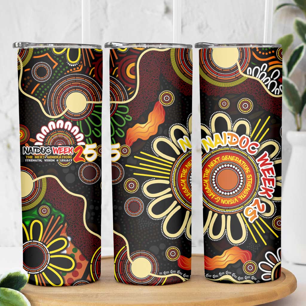 50 Years Aboriginal Patterns Of The Past Skinny Tumbler Legacy NAIDOC 2025
