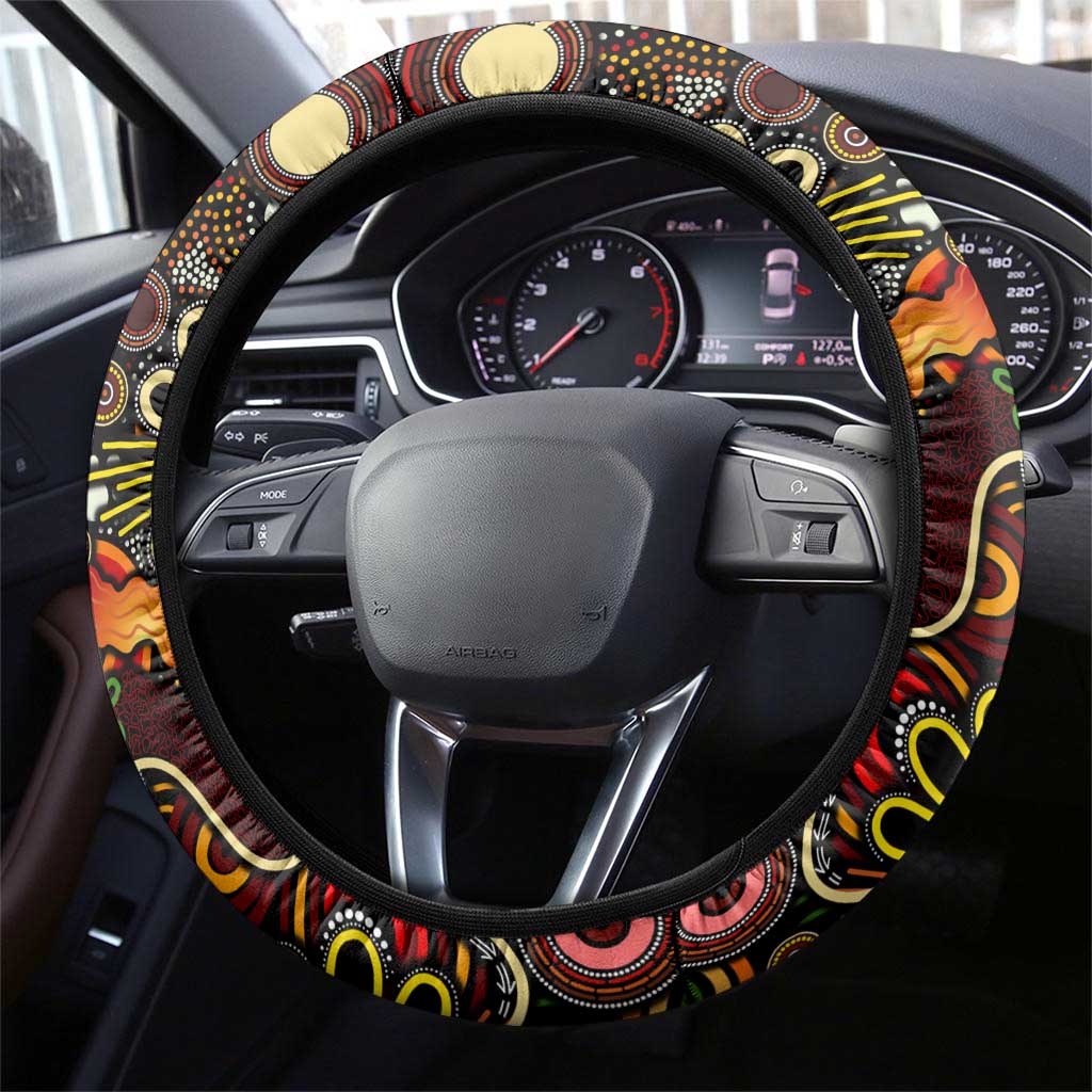 50 Years Aboriginal Patterns Of The Past Steering Wheel Cover Legacy NAIDOC 2025