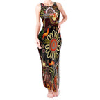 Personalised 50 Years Aboriginal Patterns Of The Past Tank Maxi Dress Legacy NAIDOC 2025